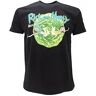 Rick and Morty Origineel T-shirt met etiket en origineel label T-shirt, Zwart, XL