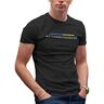 Makdi Stand with ukraine Fight Like Ukrainians Zelensky Heren Zwart T-Shirt Size 3XL