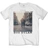 Bob Dylan Heren T-shirt, Kleur: wit, XXL