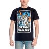 STAR WARS Elbenwald T-shirt Retro Movie Poster frontprint voor heren zwart