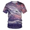 GRRKDFQ 3D Geprint T-Shirt Mythische Dierenprint-5Xl