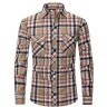 GerRit Shirt Men's Shirts Spring Fashion Men's Plaid Shirts Long Sleeve Shirts Men's Shirts-color 9-xl