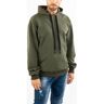 Sweater Takeshy Kurosawa 83186 Felpa Hoodie Cappuccio Stampato Groen EU M,EU XL Man