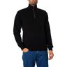 jack & jones Sweater Jack & Jones Bradley sweatshirt met halve rits Zwart EU XXL,EU M,EU L,EU XL Man