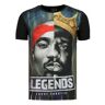 Local Fanatic Christopher notorious t-shirt 2pac legends Zwart 2X-Large Male