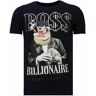 Local Fanatic Billionaire boss rhinestone t-shirt Print / Multi Small Male