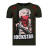 Local Fanatic Marilyn rockstar rhinestone t-shirt Print / Multi Small Male