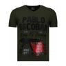 Local Fanatic Pablo escobar narcos rhinestone t-shirt Print / Multi Small Male