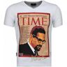 Local Fanatic Malcolm x t-shirt Wit Medium Male