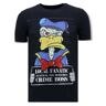 Local Fanatic T-shirt alcatraz prisoner Blauw Large Male