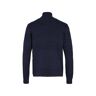 Kronstadt Fisker cotton roll neck knit navy 50023 Blauw Medium Male