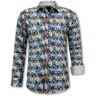 Gentile Bellini Met print Blauw 3X-Large Male