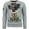 Local Fanatic Conor notoriuous tattoo sweater Grijs Extra Large Male