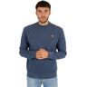 Q1905 Trui hekelingen denim/marine Blauw 2X-Large Male