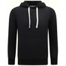 Enos Hoodie classic hoodies Zwart Large Male