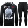 Top-Star Trainingspakken tupac joggingpakken 2pac Zwart Small Male