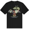 Quotrell Floral tee Zwart Small Male