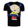 Local Fanatic Baby stewie t-shirt Zwart 2X-Large Male