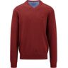 Fynch Hatton - Trui met V-hals Scarlet Rood - XXL - Heren 360-scarlet XXL heren