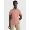 Tommy Hilfiger - Mouline Polo Tipped Slim - M - Heren Roze M heren