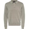 Only&Sons Mason Wash Polo Knit Grijs L male