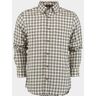 Gant - Tartan Flannel Geruit Overhemd Cream - L - Heren Ecru Large male
