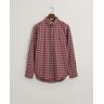 Gant Overhemd Tartan Check Flanel Button Down Plumped Red / male