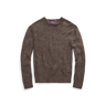 Purple Label Silk-Linen Rollneck Jumper Brown Medium Male