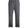 RRL Slim Fit Checked Wool Suit Trouser Grey Multi Check 36 Male