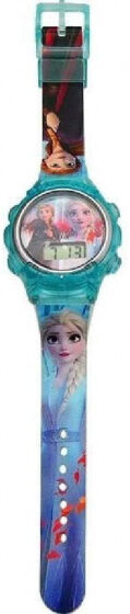 Kids Licensing horloge/spaarvarken Frozen II meisjes 2 delig - Blauw
