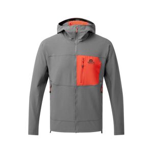 Mountain Equipment Arrow Hooded Mens Jacket Anvil Grey/Redrock M