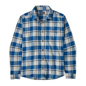 Patagonia M'S L/s Lightweight Fjord Flannel Shirt Captain Endless Blue XL