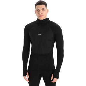 Icebreaker M Zoneknit Insulated Ls Hoodie Ib/Black L