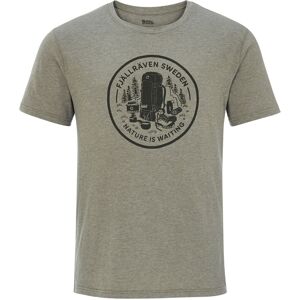 Fjällräven FIKAPAUS T-SHIRT M  LIGHT OLIVE-MELANGE