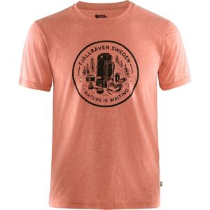 Fjällräven FIKAPAUS T-SHIRT M  ROWAN RED-MELANGE