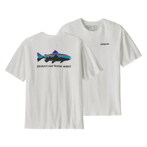 Patagonia M Home Water Trout T-Shirt T-Shirt Hvit  male S