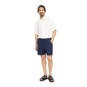 Plain Turipl Shorts 852 Navy Melange Shorts Marine  male L