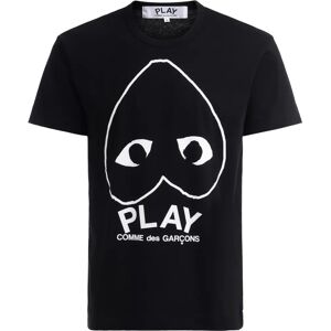 Comme Des Garcons Play T-Shirt Men'S Big Heart T-Shirt Sort  male XXL