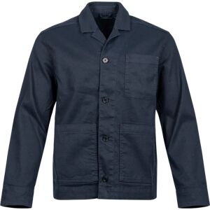 J.Lindeberg Errol Linen Workwear Overshirt - Jl Navy XL