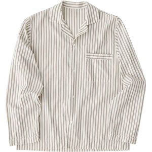 Tekla - Poplin Sleepwear Hopper Stripes, Shirt Xl - Pyjamaser - Brun,Hvit