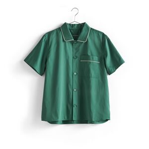 HAY Outline Pyjama S/s Shirt S/m - Emerald Green