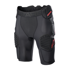 Alpinestars Bionic Pro Protective Shorts Svart-Rød