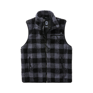 Brandit Vest  Teddyfleece Svart-Grå