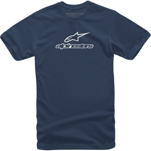 Alpinestars T-Skjorte  Wordmark Combo Marine-Hvit