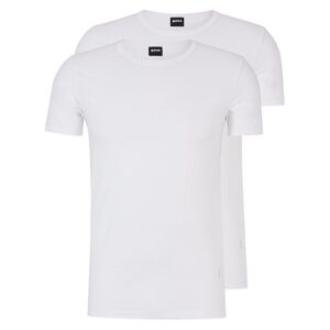 Hugo Boss 2-pack T-skjorte Hvit - Størrelse M   2 stk.