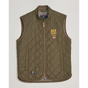 Morris Trenton Quilted Vest Olive