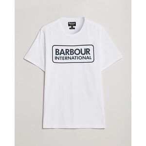 Barbour International Large Logo Crew Neck Tee White