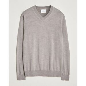 NN07 Sergio V-Neck Pullover Stone