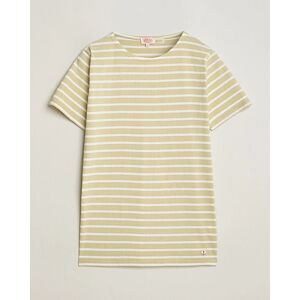 Armor-lux Hoëdic Boatneck Héritage Stripe T-shirt Pale Olive/Milk