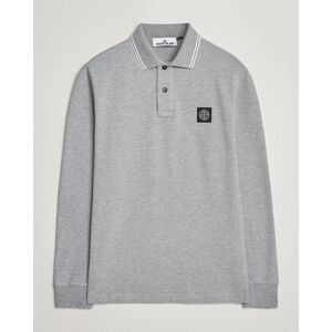 Stone Island Organic Cotton Stretch Pique Melange Grey